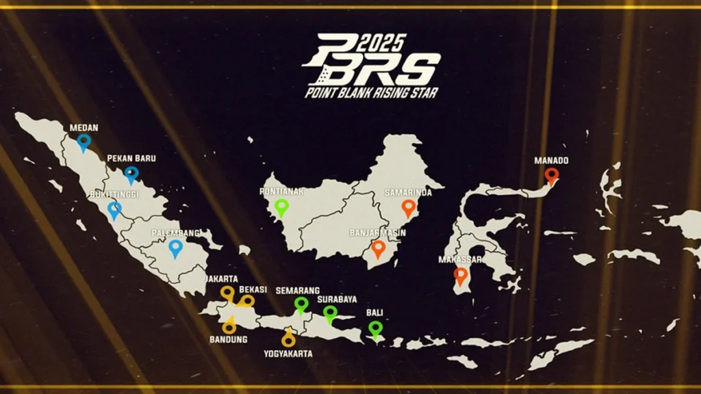 Point Blank Rising Star 2025 Hadir di 16 Kota dengan Prize Pool 100 Juta Rupiah!